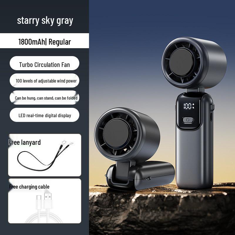 2026 Leafless Turbine Handheld Fan & Portable Mini Air Conditioner 0mAh