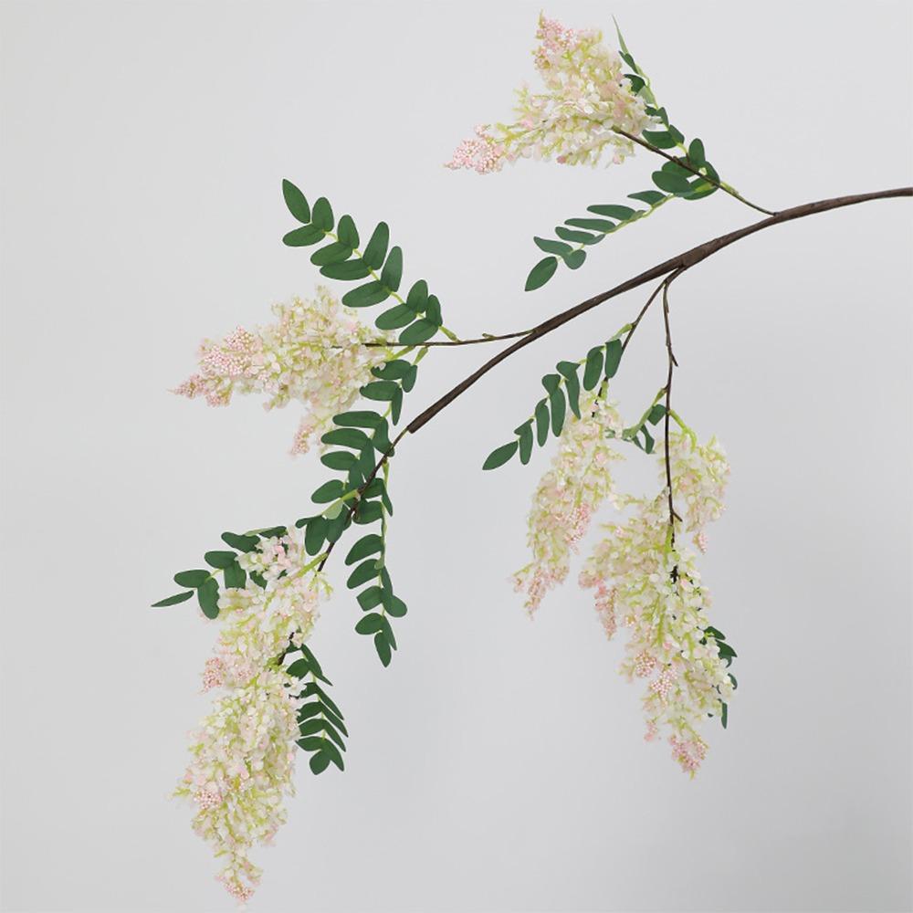 

Реалистичный искусственный цветок софоры ручной работы, имитация цветка софоры, свадебный декор для вечеринки белый/розовый