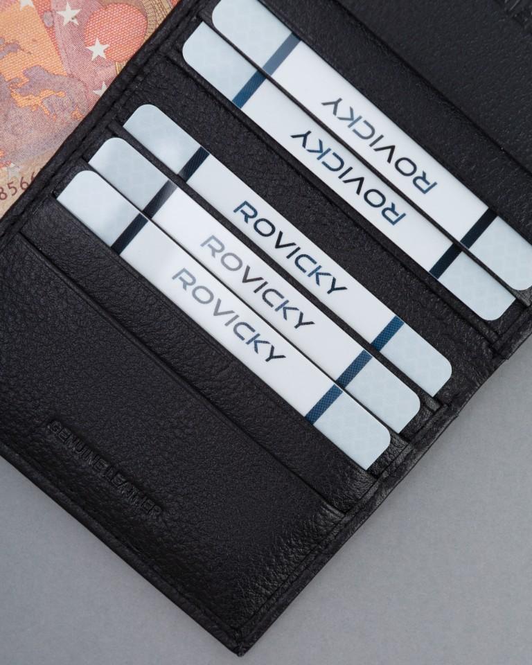 Leather Card Case TW-01-PDM-BP-9076 Black