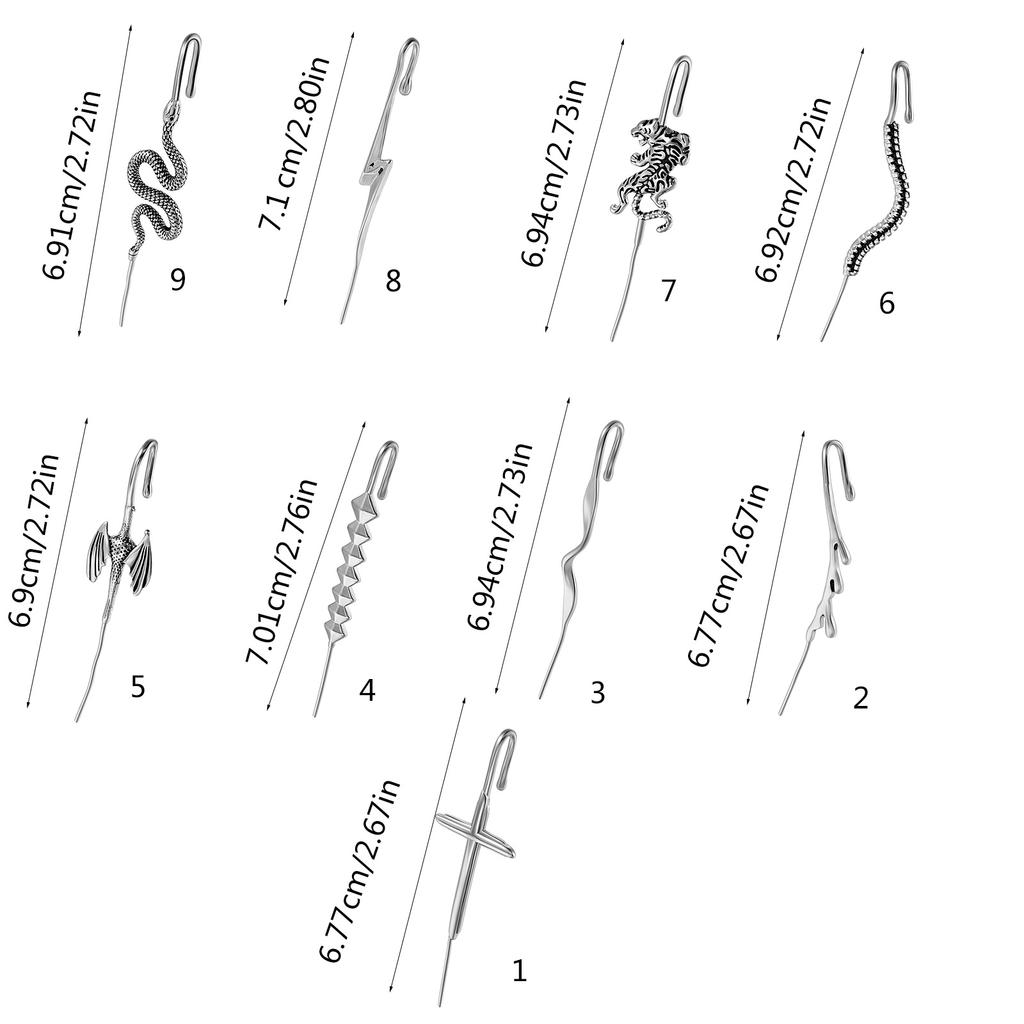 Durable Slant Line Cut Piercing Studs Stainless Steel Piercing Earrings with Delicate Patterns for Daily Wear Parties