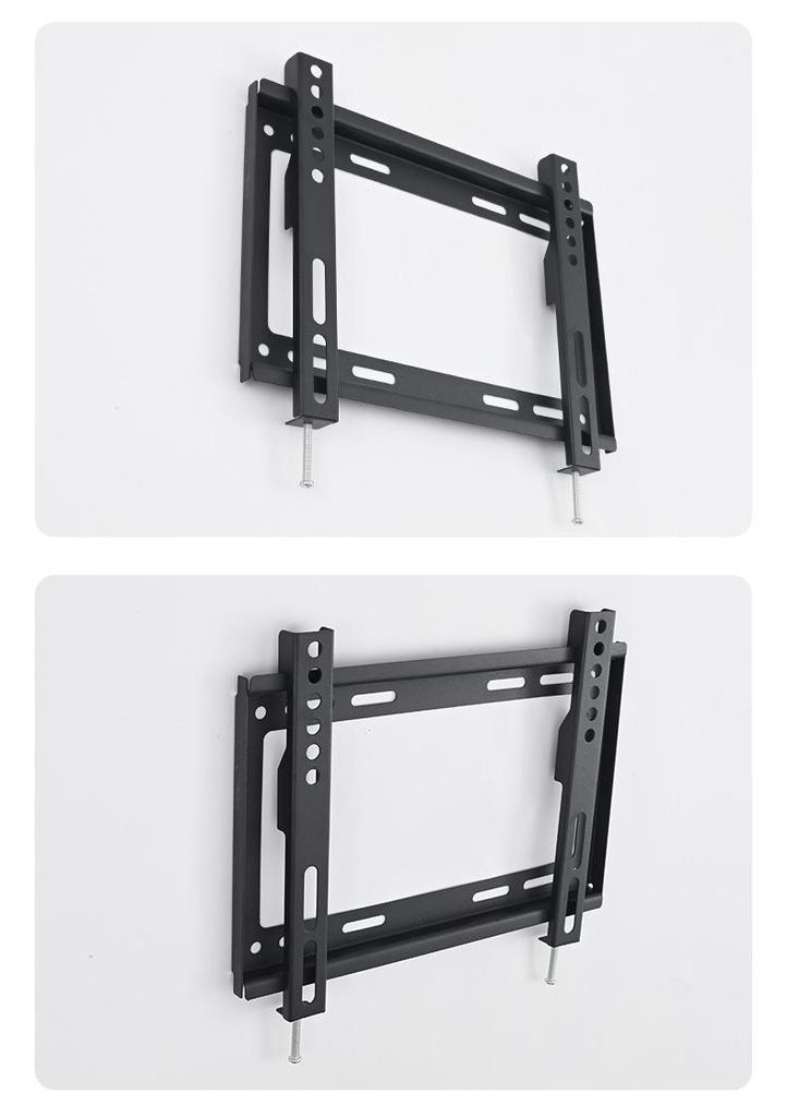 Space-Saving Fixed TV Wall Mount - Compatible with Multiple Sizes