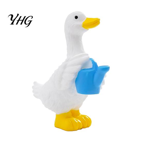 Small Landscaping Accessories Mini Garden Duck Figurine, Cute Farm Dolls, Desktop Miniature Set Car Dashboard Figurines, Micro Landscape Ornaments for