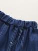 0-5 years old baby clothes casual suit summer new boys full of letters T-shirt denim shorts two-piece set fashion cotton