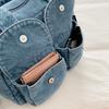 Vintage Denim Women's Bag Large Capacity Stitching Tote Women's Bag