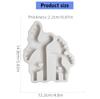 Reindeer Silicone Mould Casting Molds Christmas Elk Candle Molds Ornament Molds Epoxy Resin Molds Candle Making Molds
