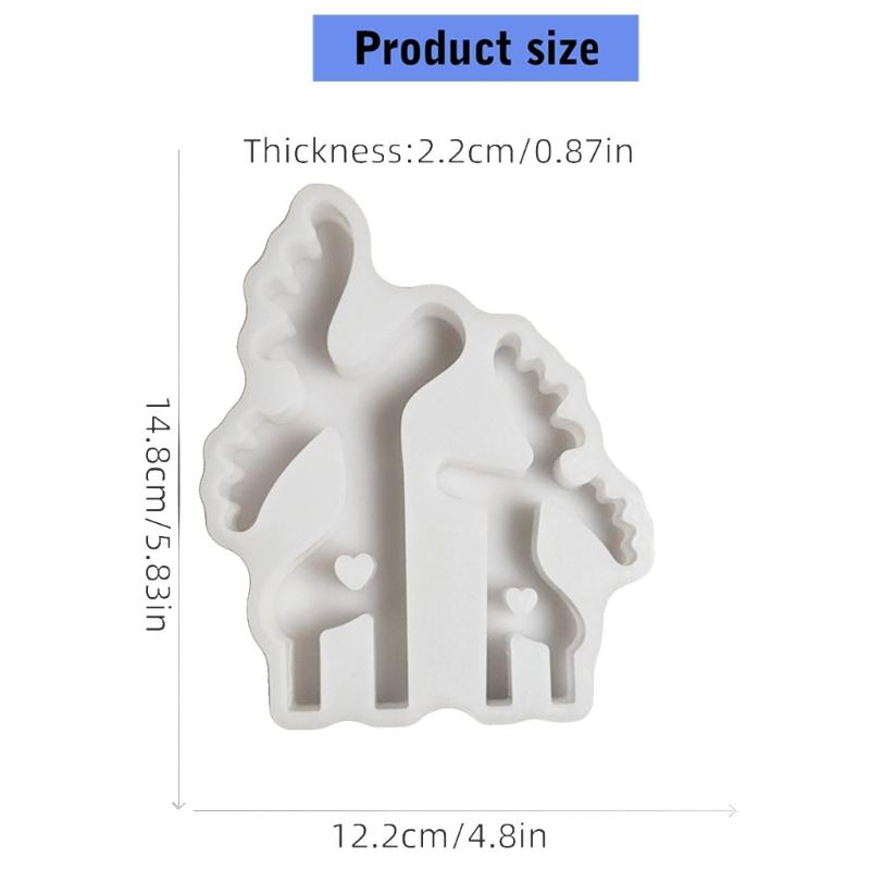 Reindeer Silicone Mould Casting Molds Christmas Elk Candle Molds Ornament Molds Epoxy Resin Molds Candle Making Molds