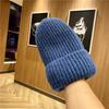 Autumn and Winter Cold Hat Wool Hat Women's Trendy Versatile Knitted Hat Men's Cool Velvet Thickened Warm Cold Hat