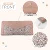 K-PARTS Bebe Dayan [Wallpaper] Round Zipper Long Wallet for Women and Girls, Featuring Bebe Dayan Cat Design, Cute Cat Accessories, Gift, Wachifield