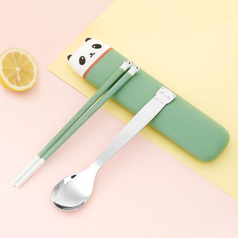 Tayohya Portable Silicone Bear Cutlery Set