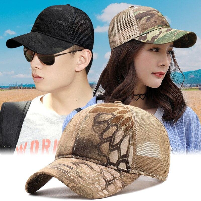 Satın alın Camouflage Hats Men 'S Summer Lightweight Breathable Mesh