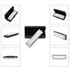 10 Holes 20 Tone Diatonic Blues Harmonica Key of C with Case for Beginner Children Silver