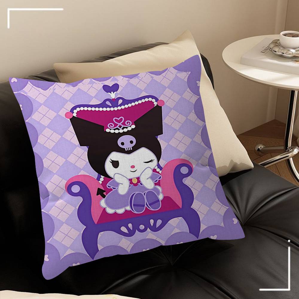 Anime cartoon black cute Stitch Lucky Dragon pillow cover sofa cushion cover home room decoration children gift