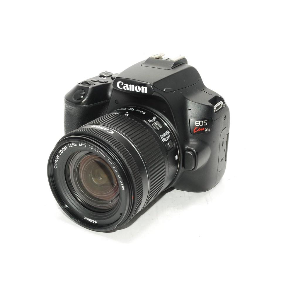 Canon EOS Kiss X10 Digital Single-Lens Reflex Camera Standard Zoom Kit Black KISSX10BK-1855ISSTMLK