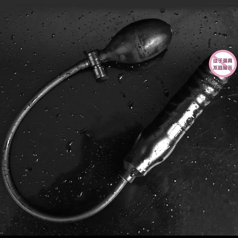 17cm adjustable Huge Inflatable Dildo Pump Big Butt Plug Penis Realistic Large Soft Suction Cup Sex Toys For Women Sex Products