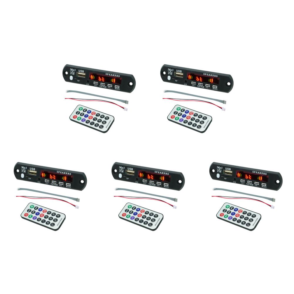 

Автомобильный декодер MP3 WMA Bluetooth-совместимый 5.0 USB TF FM-радио модуль (5v)