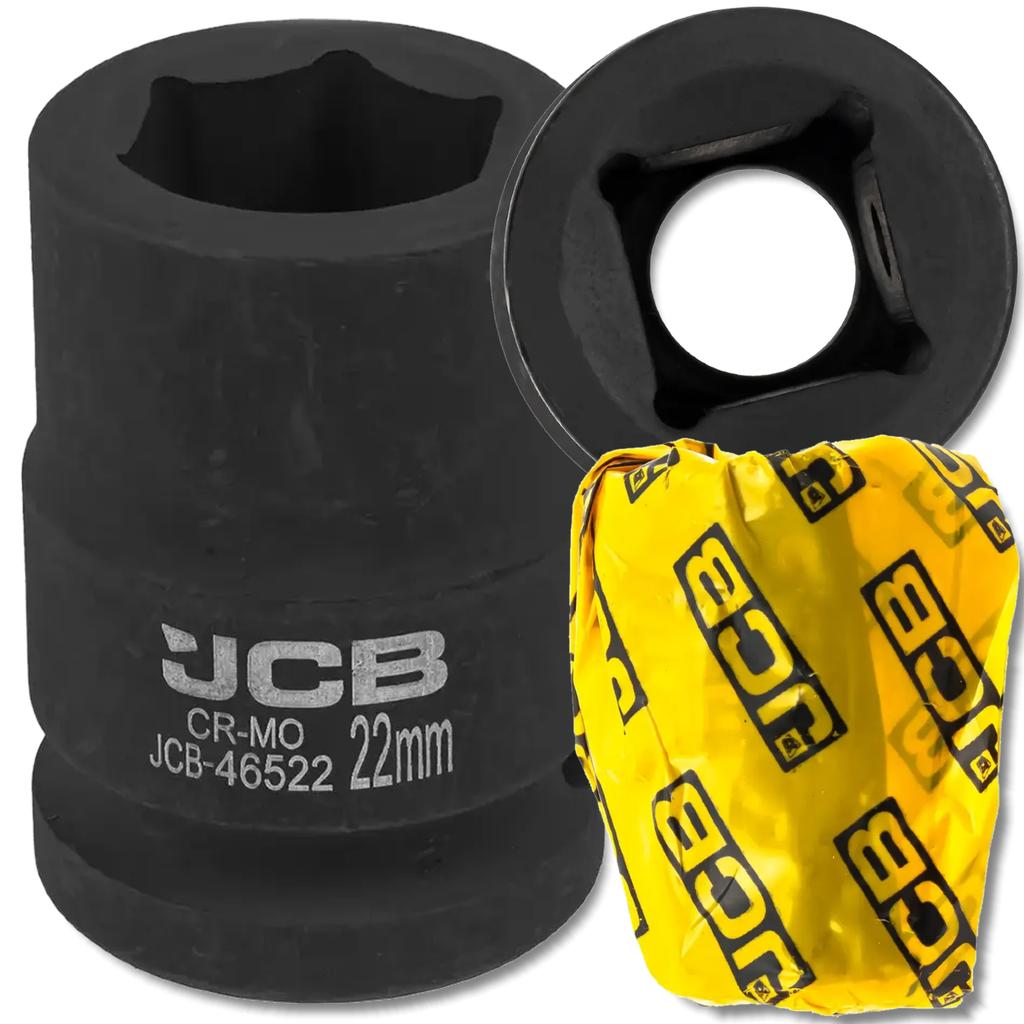 JCB Impact Socket 3/4" 22mm 6-Point Cr-Mo Socket Wrench