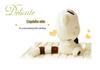 Happy Big Cat Plush Toy - Big Face & Tail Onigiri Cat Valentine's Day Gift