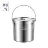 304 Stainless Steel Sealed Portable Food Bucket