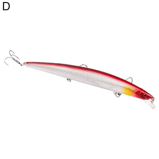 MUQZI Sporttillbehör Simulering Fisk Långfiske Lure Crankbaits Krokar Minnow Hard Baits Tackleverktyg