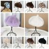 Furry Leopard Print Hat Thickened Pumpkin Painter Cap Plush Octagonal Cap  Commuting