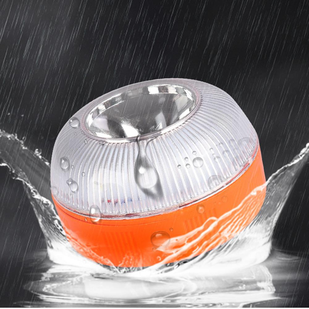 Emergency Light V16 Car Emergency Beacon Light Rechargeable Magnetic Induction Strobe Light