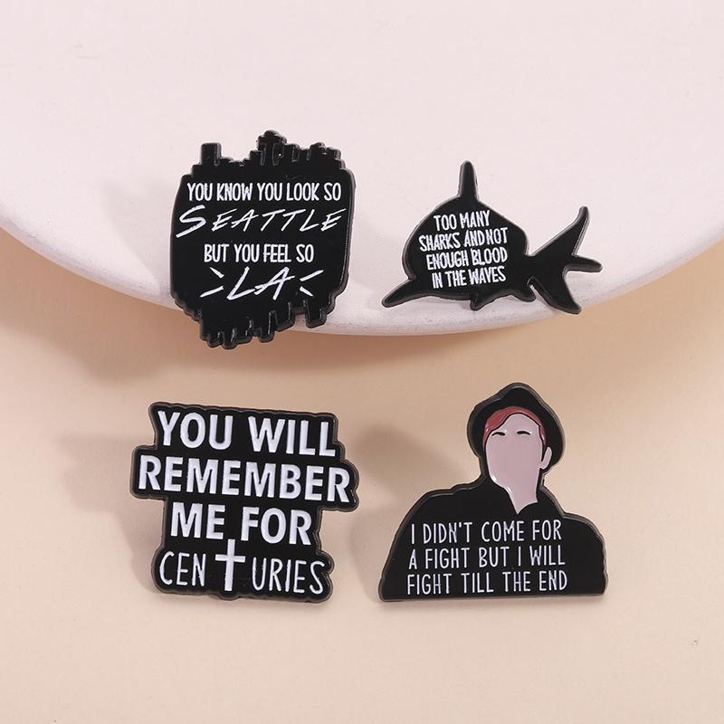 It's Ok Not To Be Ok Enamel Pin Custom Quotes Emotional Support Dumpster Fire Mental Health Brooches Lapel Badge Jewelry Gifts