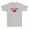 Oak Island Nova Scotia Knights Templar Cross Vintage Unisexs Short Sleeve Tshirt