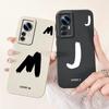 For Xiaom 12T 12T Pro Case Matte Soft Silicone Newest Lucky Letter Painted Phone Cover For Xiaomi Mi 12T Pro Coque Fundas