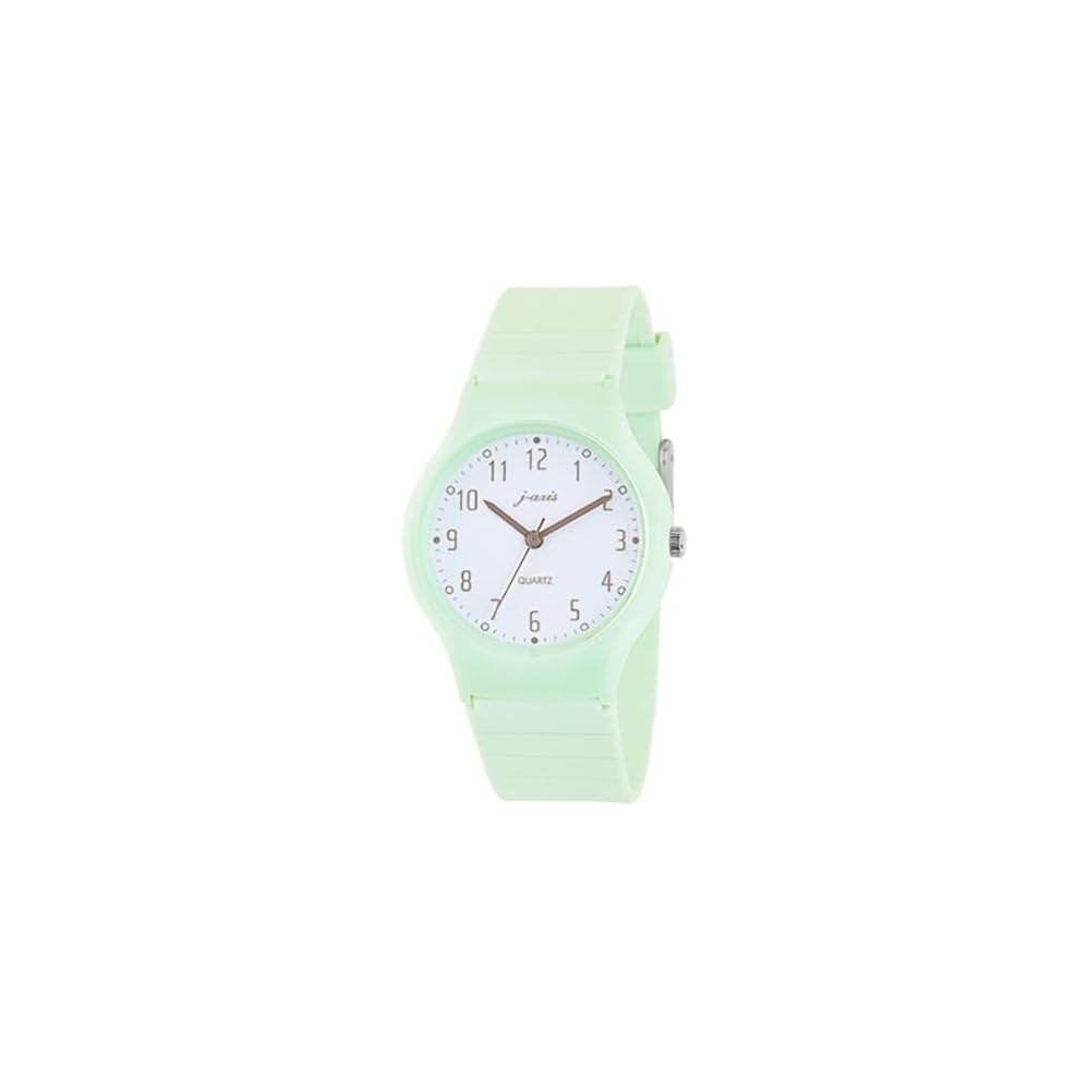 J-AXIS TCL74 Colorful Earth Tone Pastel Watch Green Simple Design Easy to Read