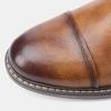 Plus Size Men's High-Top Leather Workwear Ankle Boots - US Size Fashion Martin Boots