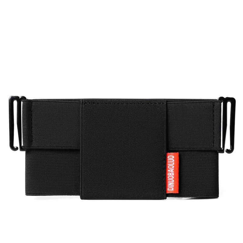 

Мужская и женская эластичная невидимая поясная сумка для занятий спортом на открытом воздухе, альпинизма, фитнеса, бега, мини-поясная сумка для мобильного телефона Large чёрный