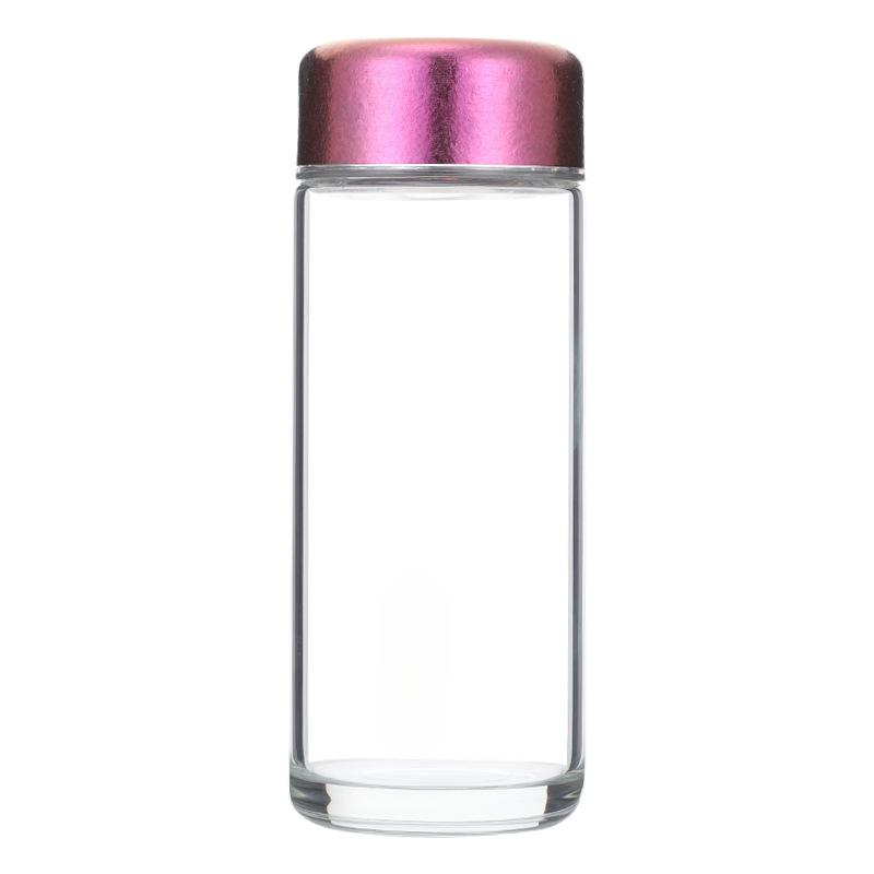 

Однослойное титановое стекло с высоким содержанием бора, кремниевая пузырьковая чашка для чая, портативное подарочное стекло для женщин 201-300ml