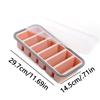 1pc Silicone Freezer Tray with Lid - Durable Kitchen Storage for Soup, Broth & Sauces Food Container Freezing Tray