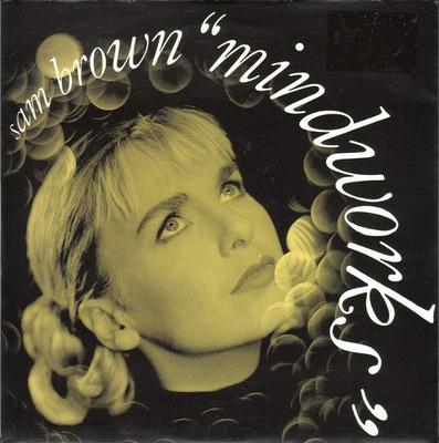 7inch Record SAM BROWN - Mindworks / No Man Is An Island AM566 A&M Records 1990 UK Pop Used