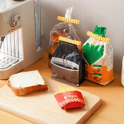 French Fries Sealing Clips Clamp With Fridges Magnets Multifunctional Food Sealing Clip Household Kitchen Tool