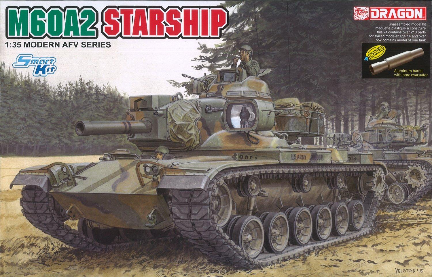 

Dragon scale US Army M60A2 Starship with Aluminum Barrel Plastic Model DR3562SP 1/35