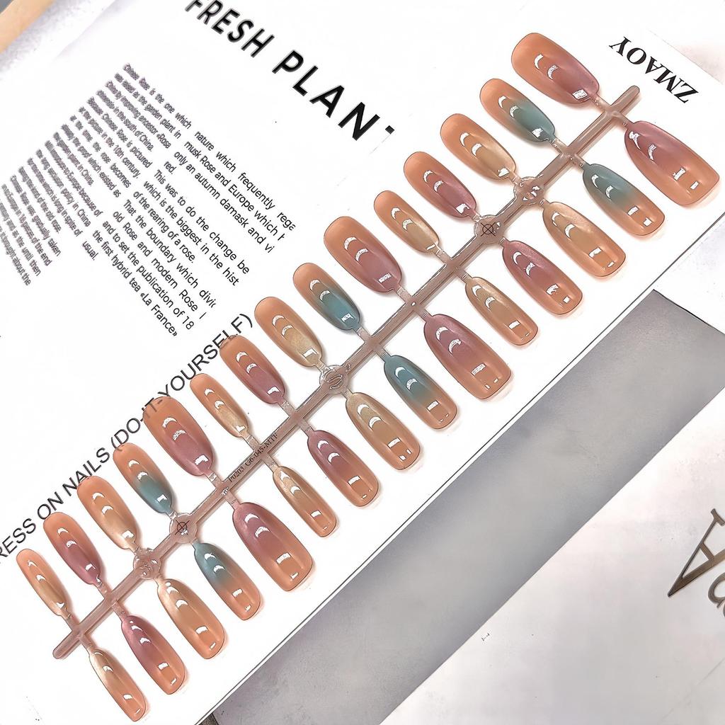 Cartoon Multi-Pattern High-Quality Wearable Nail Tips for Professional & Commute Style Manicure