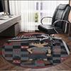 Detective Conan Print Round Rug, Washable Floor Carpet, For Entryway Dorm Laundry Room Office Study, Home Decor Birthday Christmas Gift