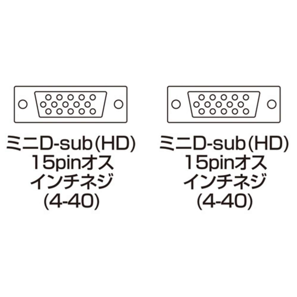 Sanwa Supply Display Cable, 5m, Light Gray, KC-V5K