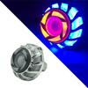 Motorcycle LED Strobe Flash Light 12V Universal Light LED Motorbike Brake Rear Lamp Taillight Two Ring Colorful Decorative Lamps