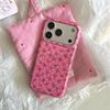 Rose Red Double-Layer Anti-Fall Phone Case for iPhone 14/13 and Apple 17/16/15 ProMax