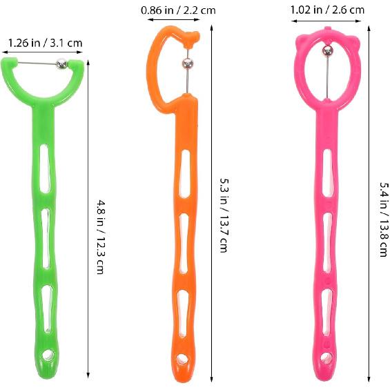 3 шт. Устройство для удержания языка для детей Тренажер для языка Тренажер для оральных мышц Инструмент для упражнений языка для речи Стабильность мышц языка Тренажер