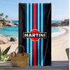 Asciugamano da Spiaggia Asciugatura Rapida Stampato Martini Racing Team Asciugamano da Bagno Super Assorbente Morbido Leggero per Piscina Viaggi Estivi