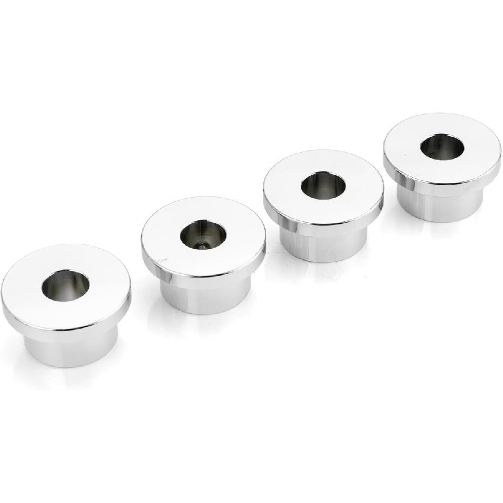 Wsays CNC Handlebar Riser Bushings Solid Billet Aluminum Compatible with Harley Sportster XL 1984-2022, Fit Softail FXR 1984-2017 Fit Dyna FXDL/I
