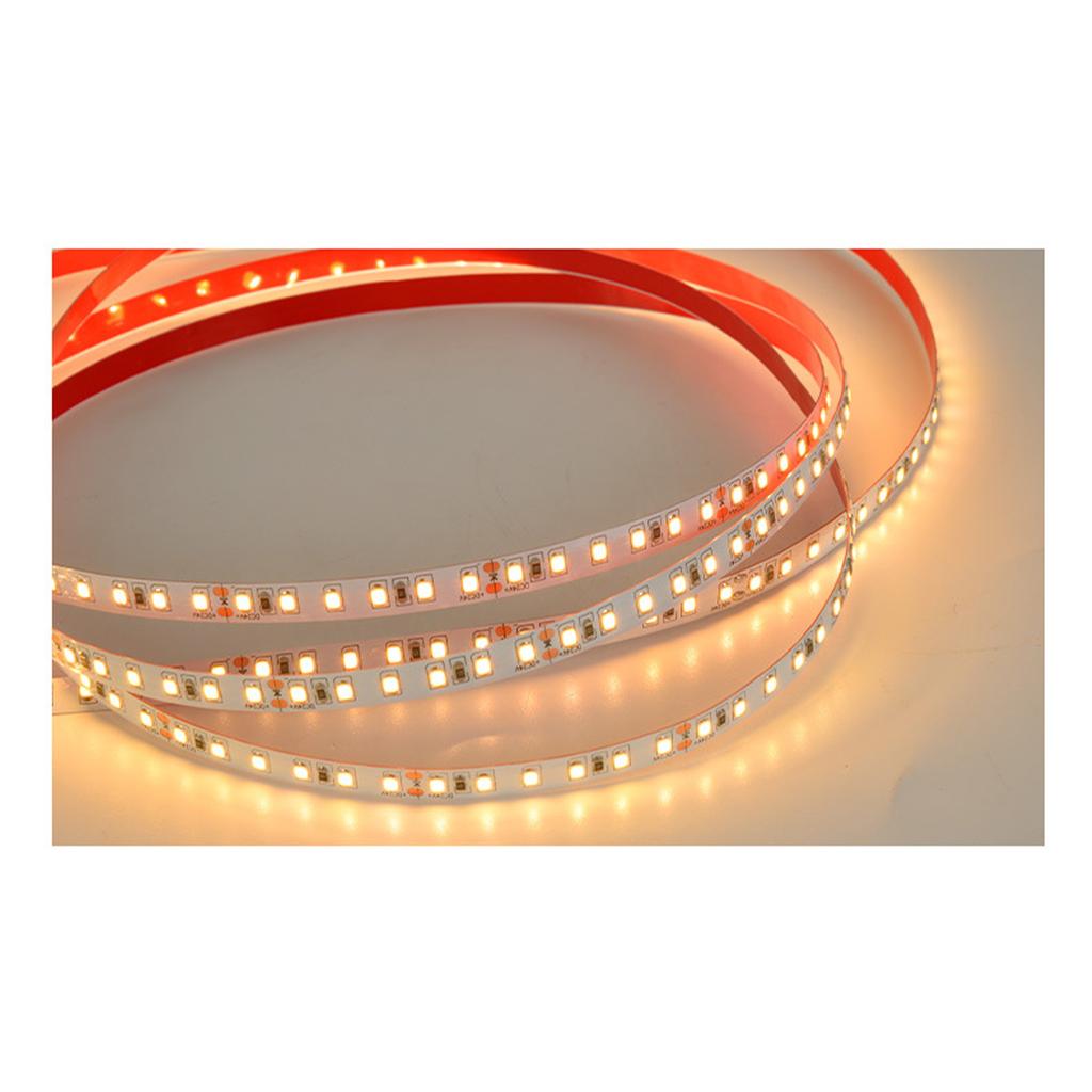 LED Strip Light High Brightness Self Adhesive Eye Friendly 120 LEDs Flexible Tape Light for Mirror Cabinet Bedroom 24V