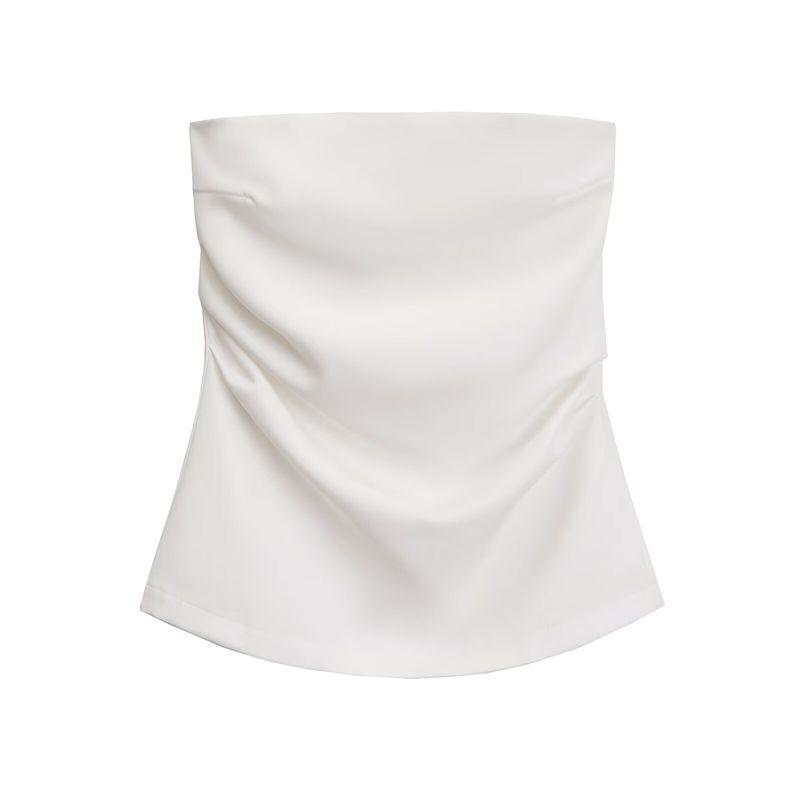 Kaslead New Arrival Women's Clothing Fashion Style Fashion All-Match Silm Multi-Color Tube Top Tops 3067089