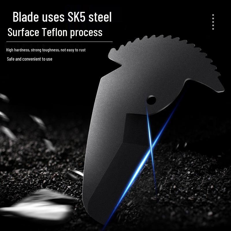 PVC Rohrschneider - Professionelle Schnellschneideschere für PPR-Rohre, Leerrohre und Wasserleitungen