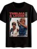 Vintažiniai Thelma & Louise filmo grafiniai marškinėliai moteriški unisex medvilniniai marškinėliai laisvalaikio vasariniai per dideli apvaliu kaklu naujoviškas viršus gatvės stilius