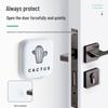 Door Stopper: Punch-Free Silicone Magnet for Bathroom with Anti-Collision Pad