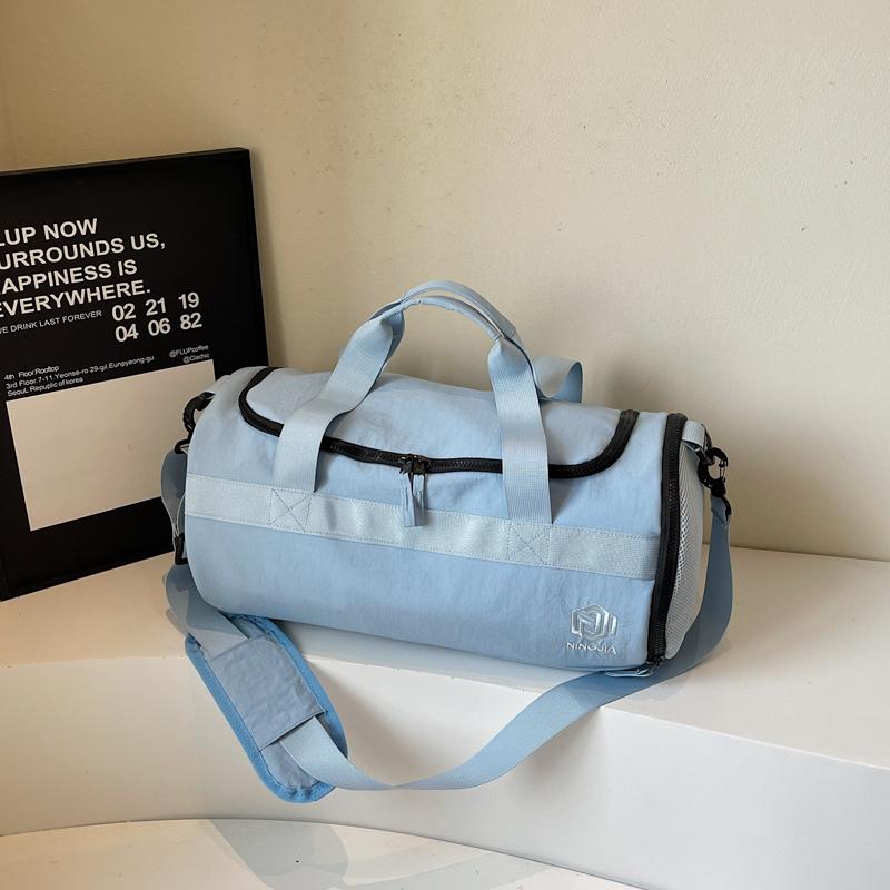 Dry and Wet Separation Large Capacity Gym Bag Swimming Sports Bag Short-Distance Travel Bag with Separation Shoes Bags